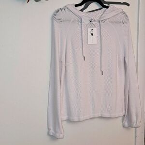 Cable and Gauge Hooded Pullover